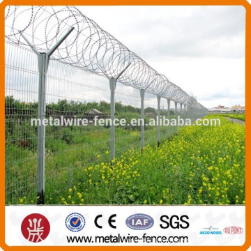 3m de altura recubierto de PVC Green Color Airport Fence (China Manufacturer)